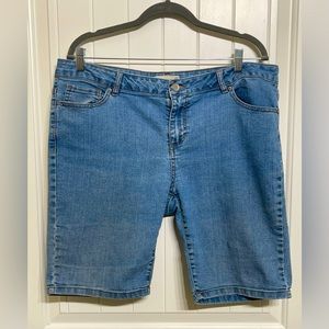 Route 66 Denim Stretch Shorts, Women’s Size 16